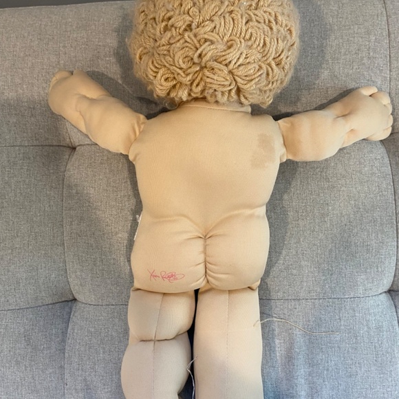 Vintage 1985 Cabbage Patch Kid "Jerome Rafael" - Blond Curls, Blue Eyes - Picture 9 of 11